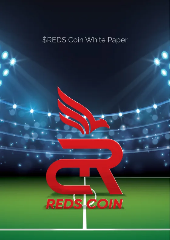 RedsCoin whitepaper cover page, 12 pages