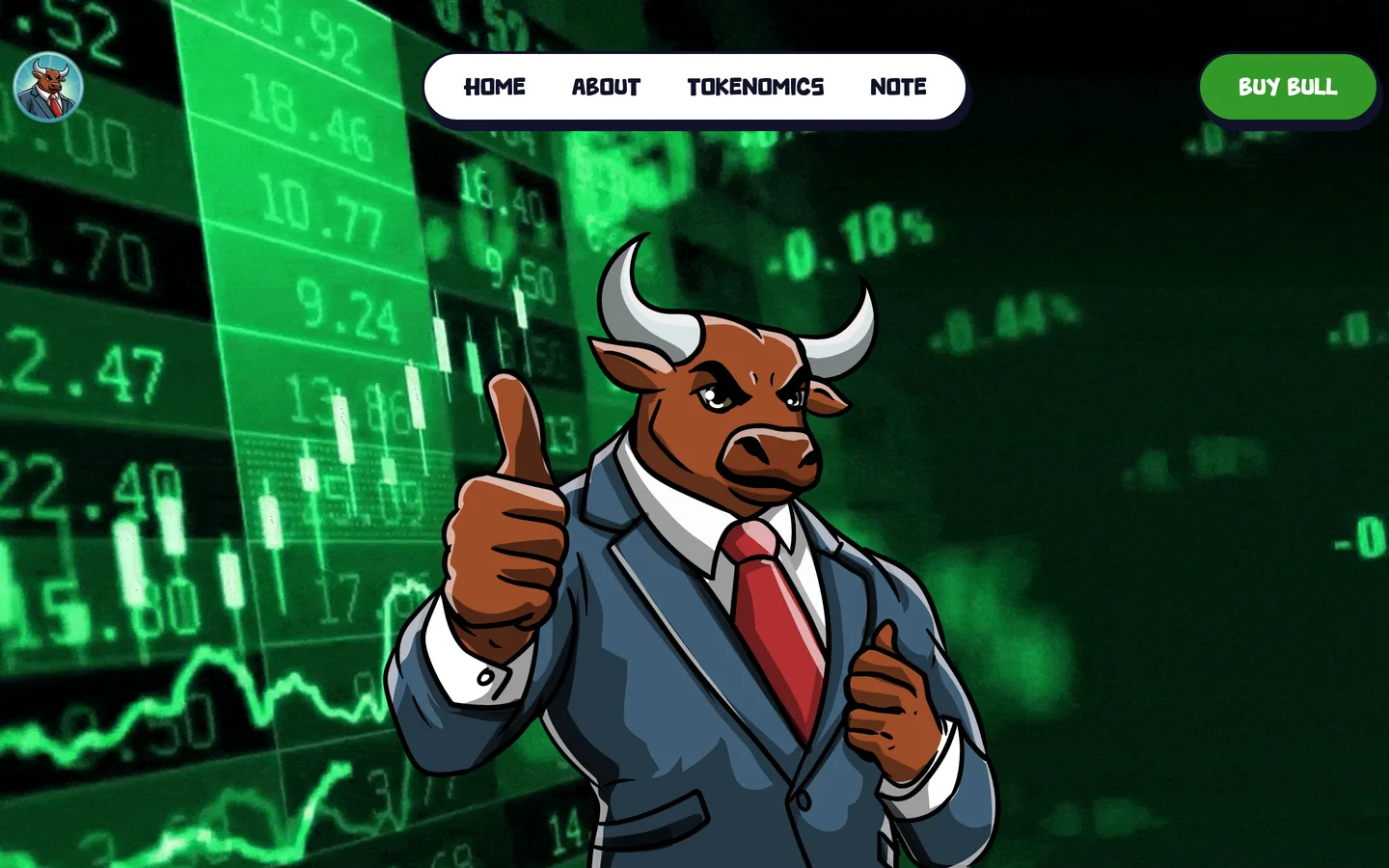 Bull Run website as delivered, a black hero, 6 sections