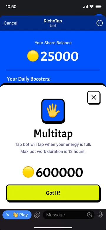RichoTap: The same booster, affordable
